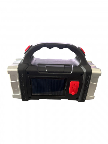 Lanterna LED cu iluminare pe ambele capete, acumulator, 2xCOB, incarcare solara, iesire USB incarcare telefon, HB 2678-2, AVI-4629 [2]