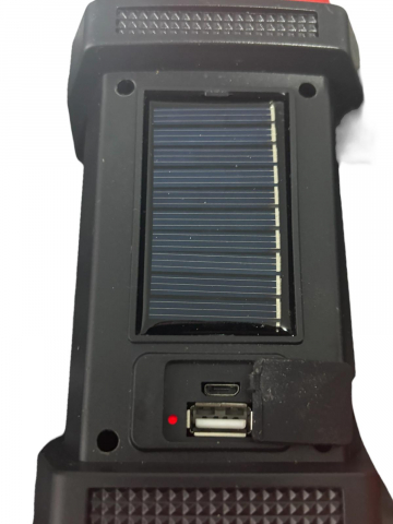 Lanterna LED cu iluminare pe ambele capete, acumulator, COB, incarcare solara, iesire USB incarcare telefon, 828B, AVI-4630 [2]