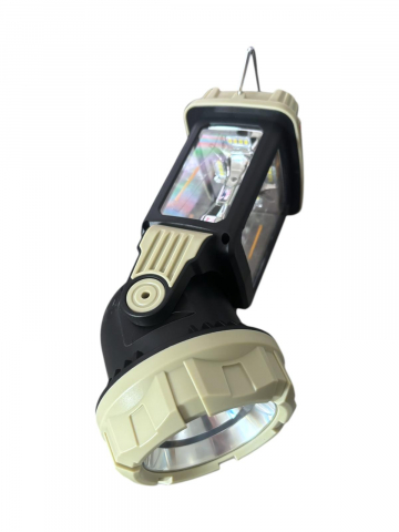 Iluminat & Electrice - Lanterna LED si felinar LED 2 in 1, pivotanta 180 grade pentru functie proiector, incarcare solara, 22.5 x 10 x 7.5 cm, HW 1277-W, AVI-4626