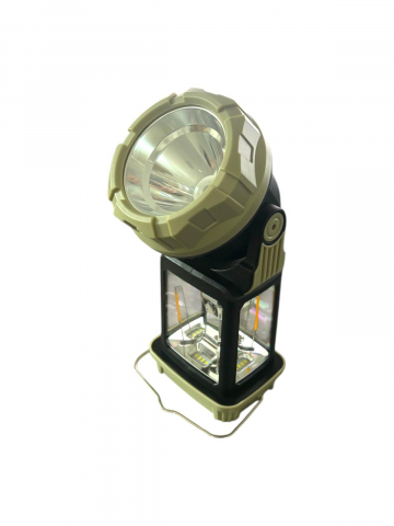 Lanterna LED si felinar LED 2 in 1, pivotanta 180 grade pentru functie proiector, incarcare solara, 22.5 x 10 x 7.5 cm, HW 1277-W, AVI-4626 [1]