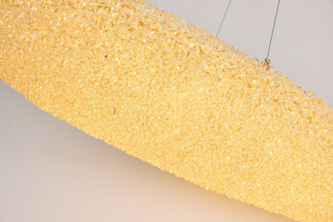 Lustră LED Smart cu mini-cristale, AVI®, 100 x 35 cm, configurație (60-80W) x 2, telecomandă, 3 tipuri de lumină, efect luxury, AVI-5564 [5]
