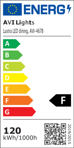 Lustra LED suspendata 100cm, dining, schelet auriu, lumina rece, calda si neutra, AVI-4678 [5]