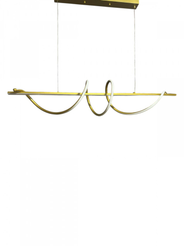 Lustra LED suspendata 100cm, dining, schelet auriu, lumina rece, calda si neutra, AVI-4678 [4]