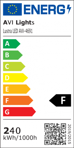 Lustra LED suspendata cu 3 inele ovale 80 x 28 cm, 2 spoturi pe fiecare inel, lumina rece, calda si neutra, schelet auriu, AVI-4691 [6]
