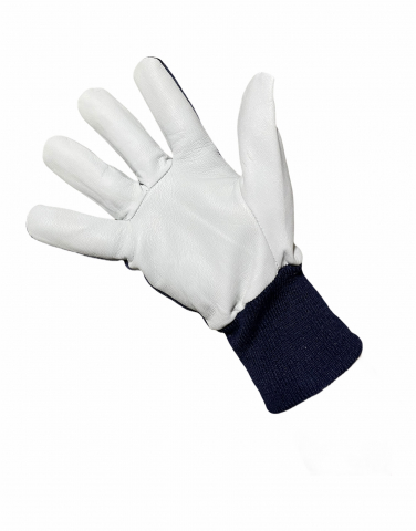 Echipamente protectie - Manusi de lucru din piele de capra, marimea L, AVI-77059GGBPRT