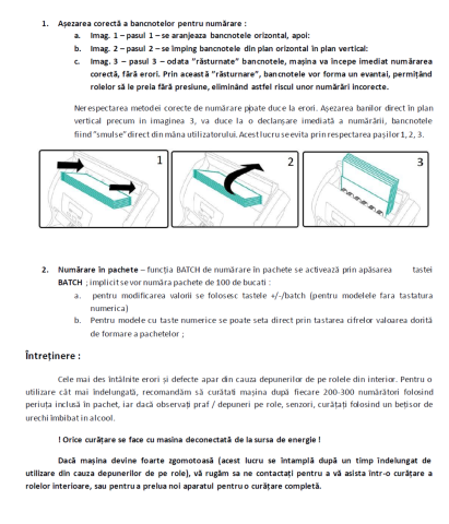 Masina de numarat bani valorica pentru RON, EUR, USD, GBP, AVI-P85 [3]