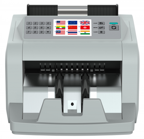 Masina de numarat bani valorica pentru RON, EUR, USD, GBP, HUF, BGN, cu doi senzori imagine CIS, AVI-7S [2]
