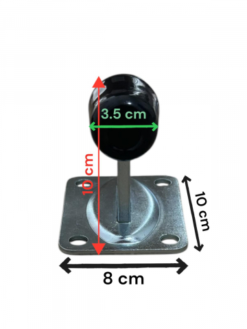 Opritor pentru porti culisante cu placa 10 x 8 cm, AVI-3906 [2]