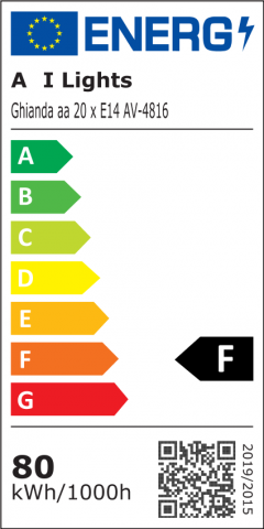 Pachet ghirlanda luminoasa 20m cu 20 becuri E14 si priza inteligenta 4486, control din aplicatie si monitorizare consum, Tuya app, interconectabila, negru, AVI-4816 [7]