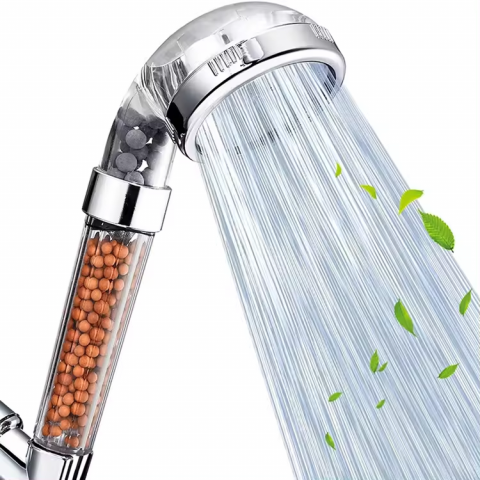 Para cap de dus cu filtrare apa cu granule minerale, 3 moduri de curgere, AVI-4127 [1]