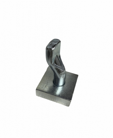 Materiale de constructii - Pivot balama pentru porti batante, placa 60x60x20 mm, Ø20 mm, otel, AVI-2766