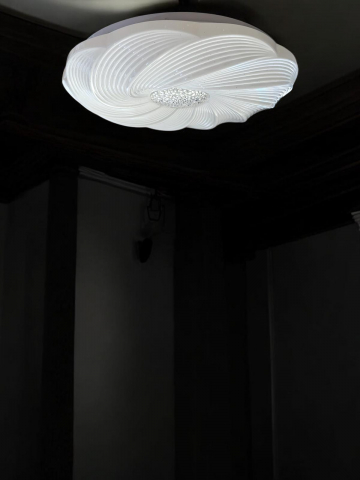 Plafoniera LED 2 x 36W, model circular spirala in relief, Ø 39cm, AVI-4428 [2]