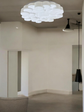 Plafoniera LED 2 x 36W, model cu cercuri in relief, Ø 39cm, AVI-4430 [4]