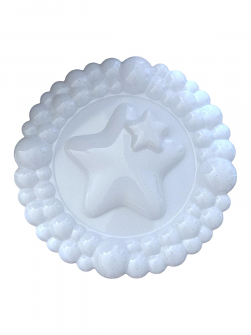 Plafoniera LED 2 x 36W, model stele in relief, Ø 39cm, AVI-4427 [0]