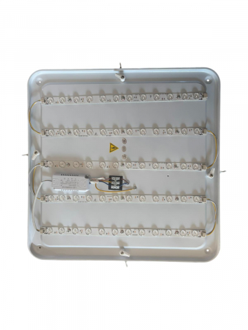 Plafoniera LED patrata, model mountain, 48 x 48cm, lumina rece, calda si neutra, AVI-4706 [3]
