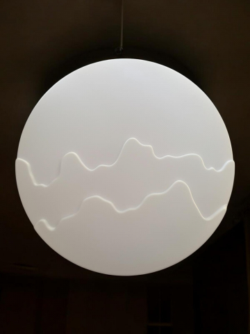 Plafoniera LED rotunda, model mountain, Ø48cm, lumina rece, calda si neutra, AVI-4705 [2]