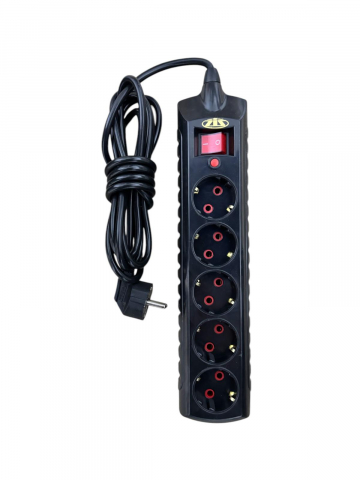 Iluminat & Electrice - Prelungitor electric cablu 3 metri, cu 5 prize si intrerupator, 16A, AVI-4884