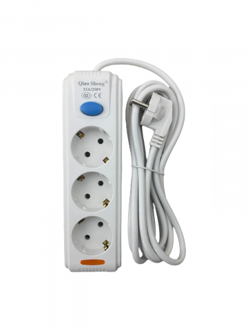 Prelungitoare - Prelungitor electric cu 3 prize si intrerupator, cablu 3 metri, AVI-549