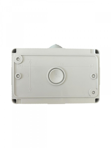 Priza dubla AVI® cu protectie IP 55 anti-umezeala, aparenta, 130 x 80 x 60 mm16A AVI-2735 [2]
