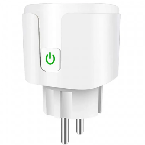 Prize - Priza smart Wi-Fi, 20A, 4400W, monitorizare consum energie, compatibil SmartLife, Tuya, Google, Alexa