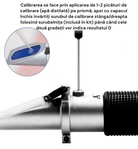 Refractometru zahar cu ATC, 0-32% Brix, AVI-3960 [4]