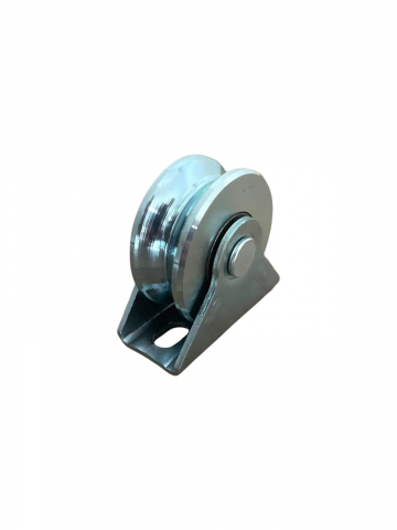 Kit-uri automatizari porti si usi garaj - Rola alba pentru porti culisante, Ø60mm, latime rola 25mm exterior, 15mm interior profil, AVI-3477