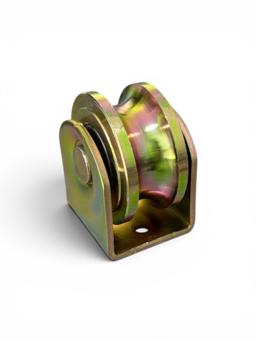 Materiale de constructii - Rolă pentru porți culisante, AVI®, profil U (țeavă), Ø60 mm, lățime profil 18 mm, înălțime totală 68 mm, 575 g, AVI-5240