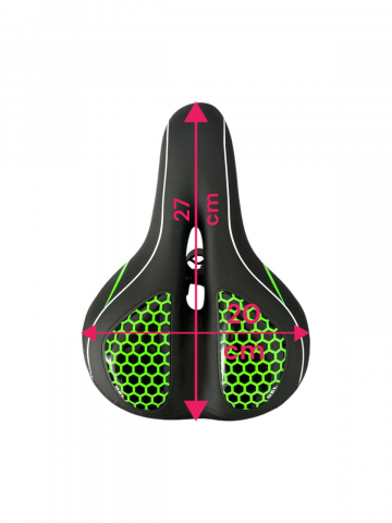 Sa bicicleta cu stop LED rosu-albastru cu acumulator, insertii gel, 27 x 20cm, cu gaura, AVI-4328 [4]