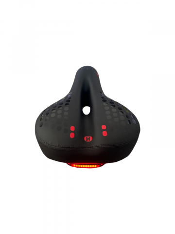 Sa bicicleta cu stop LED rosu-albastru cu acumulator, insertii gel, 27 x 20cm, cu gaura, AVI-4329 [1]