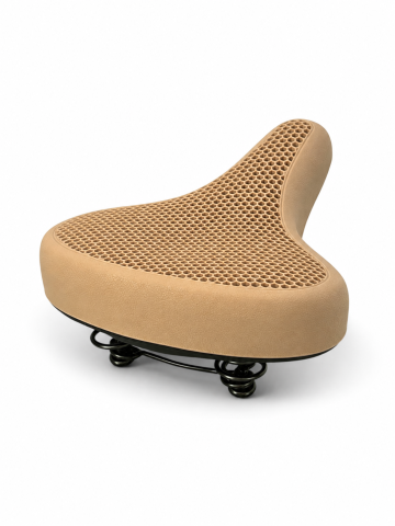 Accesorii si piese de schimb biciclete - Șa pentru bicicletă, AVI®, 24 x 21 cm, confortabilă, cu perforații tip fagure pentru ventilație, AVI-5446