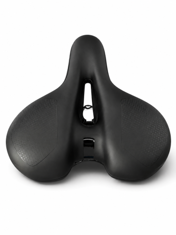 Accesorii si piese de schimb biciclete - Șa pentru bicicletă, AVI®, 24 x 21 cm, cu gaură și canal de ventilare, confortabilă, AVI-5451