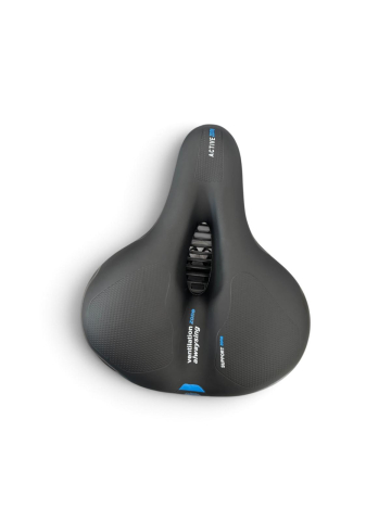 Șa pentru bicicletă, AVI®, 25 x 21 cm, cu gaură și canal de ventilare, confortabilă, AVI-5478 [2]