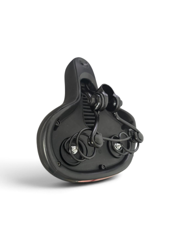 Șa pentru bicicletă, AVI®, 25 x 21 cm, cu gaură și canal de ventilare, confortabilă, AVI-5479 [1]
