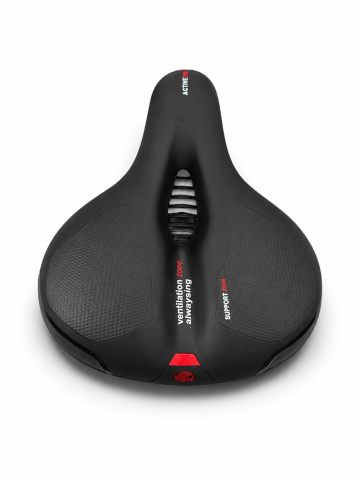 Accesorii si piese de schimb biciclete - Șa pentru bicicletă, AVI®, 25 x 21 cm, cu gaură și canal de ventilare, confortabilă, AVI-5479