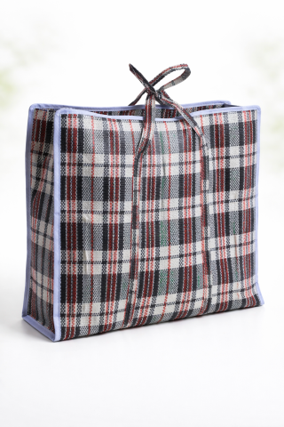 Articole ambalare - Sacoșă rafie, AVI®, 40 x 44 x 10 cm, polipropilenă rezistentă, reutilizabilă, AVI-1234