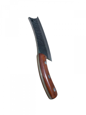 Satar de tip japonez, full tang, 375 grame, maner lemn, maro, lama 16cm, total 26cm, AVI-3902 [1]