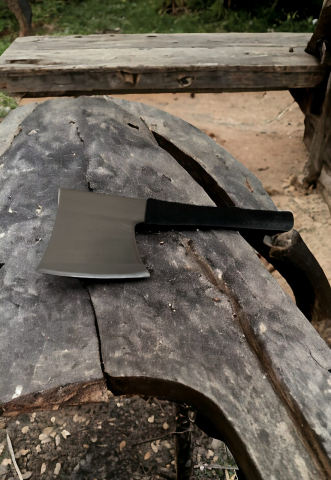 Satar macelarie pentru oase 1.1 KG, 37cm, lama 18cm, AVI-3404, otel carbon (oxidabil) [1]