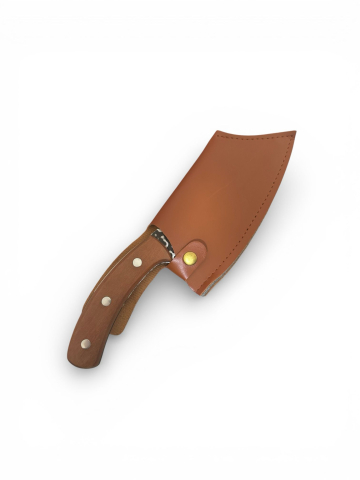 Satar tip japonez AVI® full tang lama 16 cm, 27 cm total, grosime 3 mm, 310 g, cu teaca piele, AVI-3902-B [1]