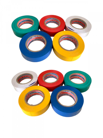 Adezivi si benzi adezive - Set 10 buc banda izolatoare, AVI-45-1, multicolor