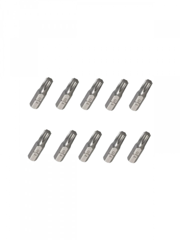 Seturi si accesorii pentru gaurit si insurubat - Set 10 capete bituri T30, AVI-2226