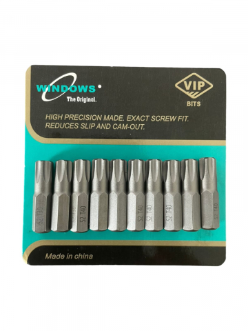 Bricolaj - Set 10 capete bituri T40, AVI-2227