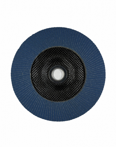 Accesorii polizare si slefuire - Set 10 Discuri lamelare albastre premium 125x22mm P80, pentru slefuit lemn metal inox pentru polizor unghiular TS-1352