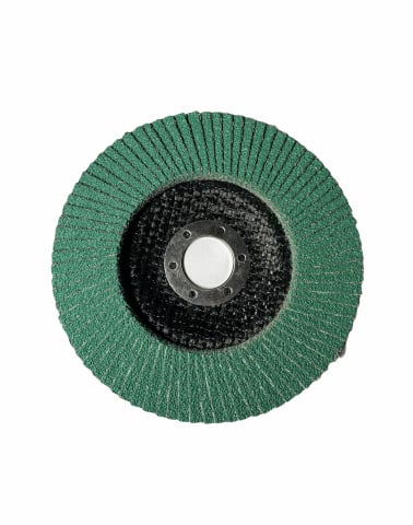 Accesorii polizare si slefuire - Set 10 Discuri lamelare verzi premium 125x22mm P80, pentru slefuit lemn metal inox pentru polizor unghiular TS-260310