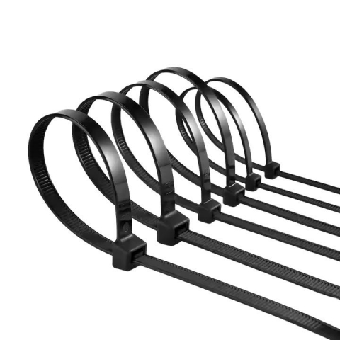 Suruburi, dibluri si accesorii prindere - Set 100 buc coliere plastic - soricei 3.6 x 150mm, negre, AVI-4474