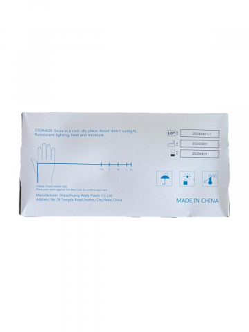 Set 100 bucati manusi AVI® de unica folosinta L, vinil / nitril nepudrate, premium, groase, cutie 620 grame, AVI-4567L [3]