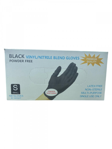 Set 100 bucati manusi AVI® de unica folosinta S, vinil / nitril nepudrate, premium, groase, cutie 500 grame, AVI-4567S [2]