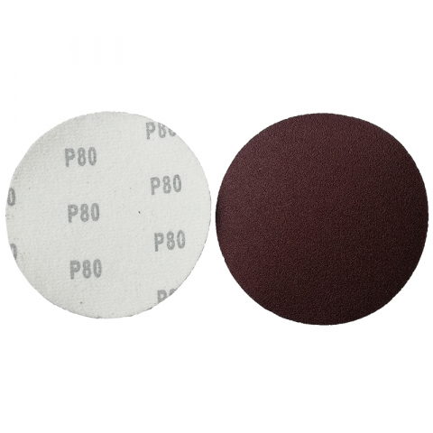 Accesorii polizare si slefuire - Set 100 discuri abrazive 125mm P60 smirghel maro prindere arici scai TS-80100