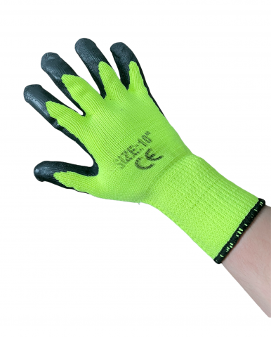 Set 12 Manusi de lucru, protectie de iarna captusite TS-183312 verzi, marimea 10 [0]