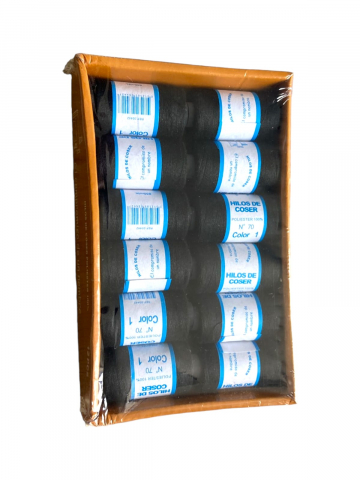 Decoratiuni casa & sarbatori - Set 12 papiote de ata neagra pentru cusut, AVI-57