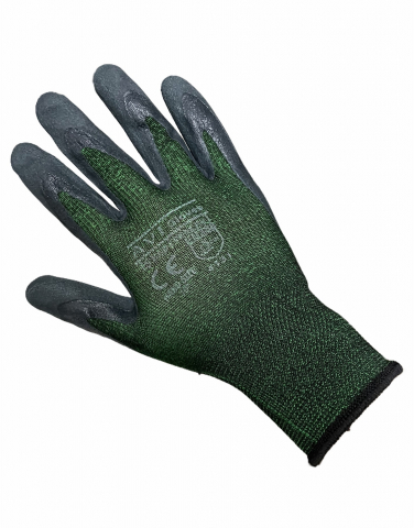 Manusi protectia muncii - Set 12 perechi Manusi de lucru de protectie marimea L, elastice, 2557 Verzi